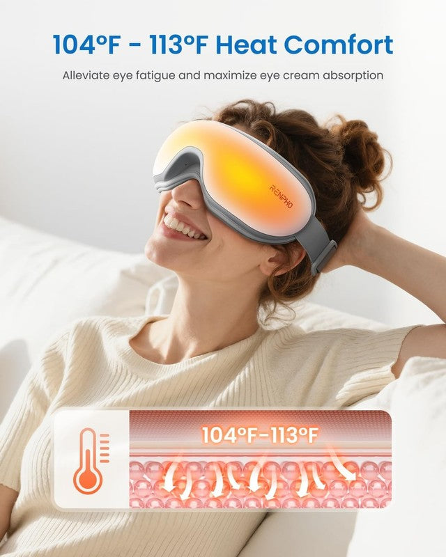 Eye Massager with Heat Christmas White Elephant Birthday Gifts for Women Mom, FS2