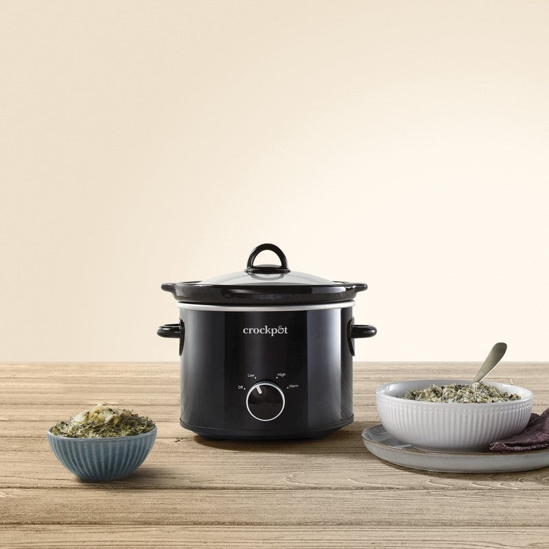 2 Quart round Manual Slow Cooker, Black2