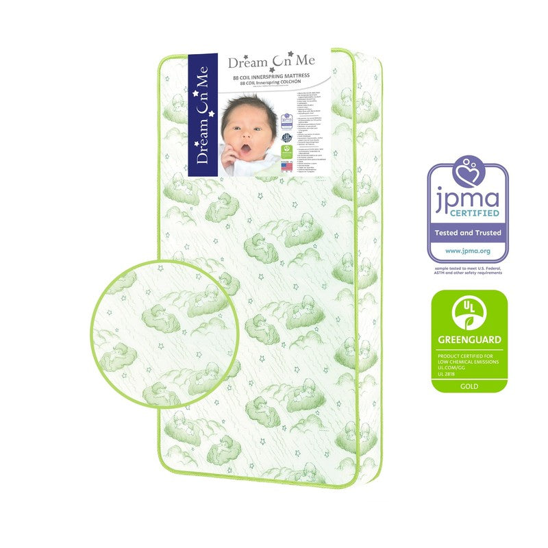 Twilight Spring Crib and Toddler Bed Mattress, Green0