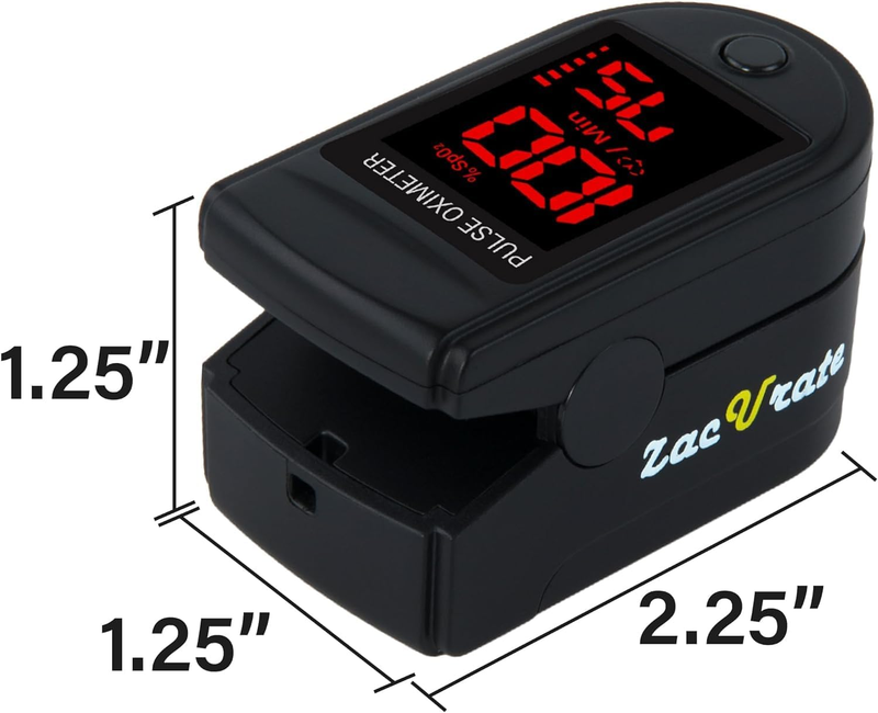 Pro Series 500DL Fingertip Pulse Oximeter w/ Silicone Cover Batteries Lanyard2