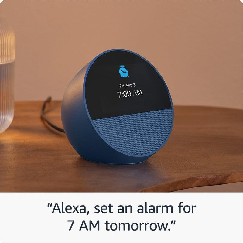 Echo Spot Smart Alarm Clock with Alexa - Perfect for Nightstands & Offices4