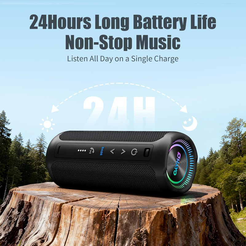 Bluetooth Speaker 25W Loud Stereo Super Bass IPX7 Waterproof Portable Outdoor3