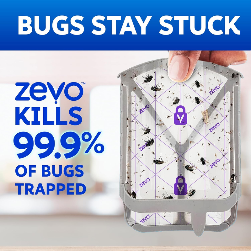 Flying Insect Trap 4 Pack Official Refill Cartridges w/ Trap+Lock Technology4