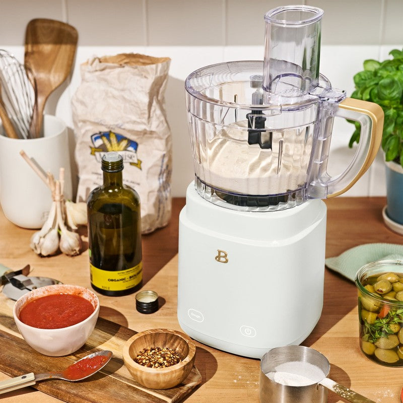 3-In-1 Kitchen System, Blender, Food Processor & Personal Blender, White Icing b8