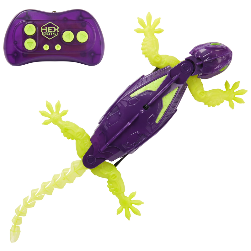 Glow in the Dark Wall Crawler Gecko Toy – Climbing Robot Toy for Kids Ages 4+0