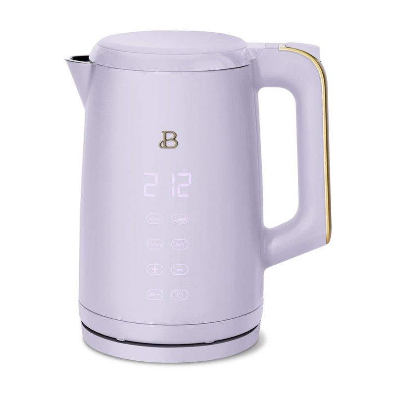 1.7L Electric Kettle 1500W Lavender by Drew Barrymore, One-Touch0