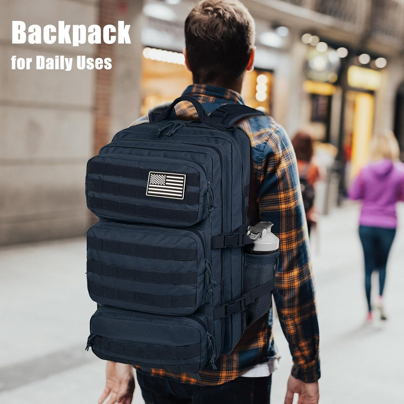 50L Tactical Military Backpack Molle Army Assault Pack  Bag Water Resistant5