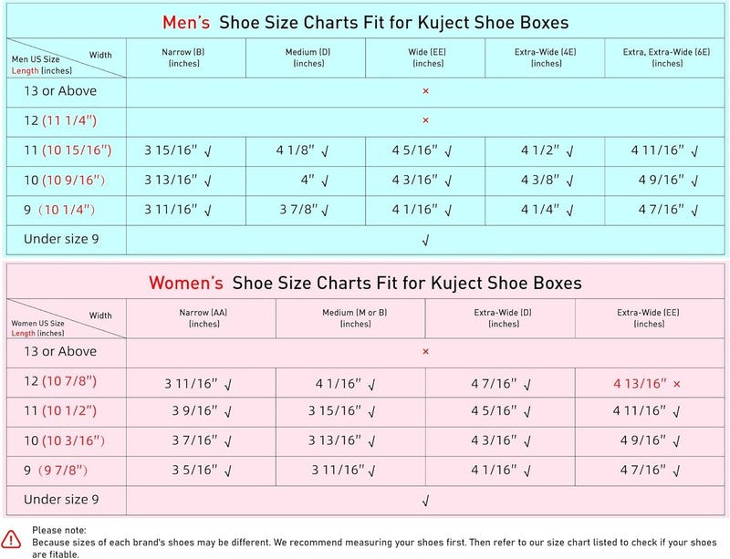 12 Pack X Large Clear Shoe Storage Boxes, Stackable Organizer Bins, Black8