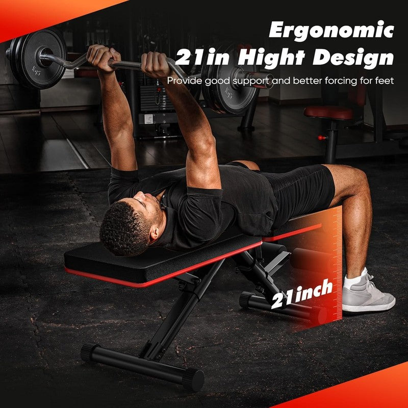 Adjustable Weight Bench 795LB Foldable Incline Home Gym Workout Bench5