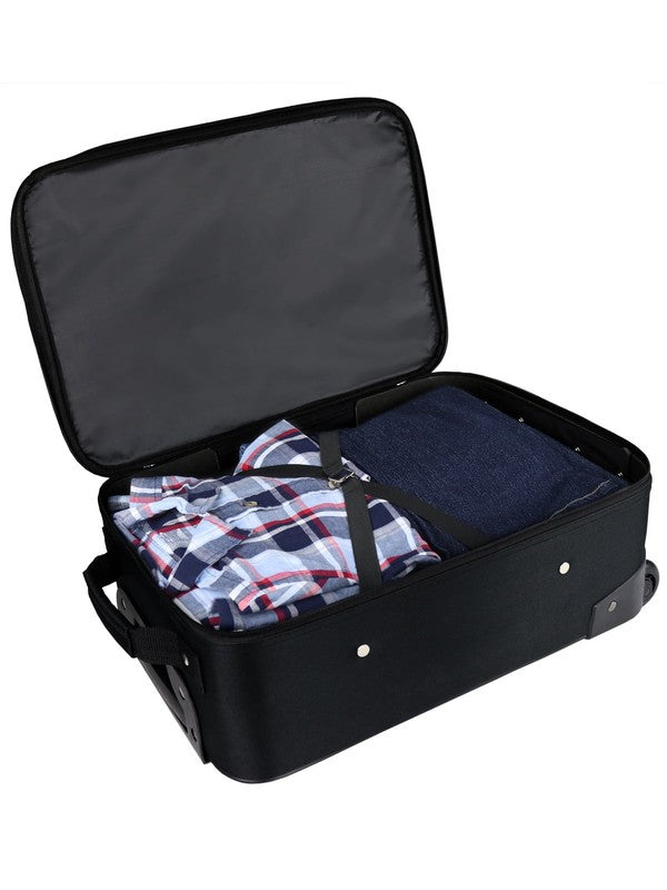 Pilot Carry on 18" Softside 2 Wheel Luggage for Travel, Black1
