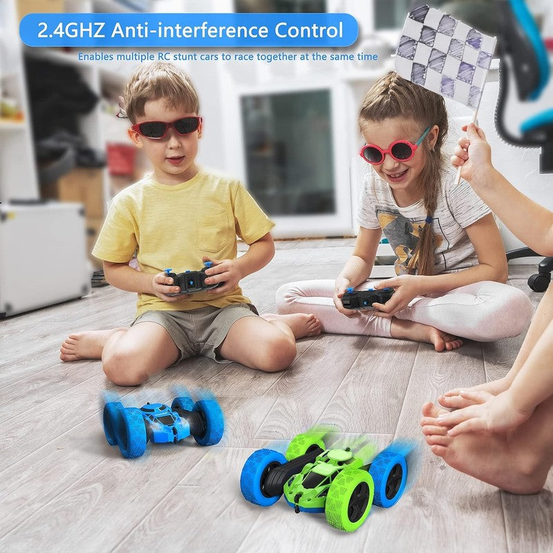 Remote Control Car for Kids, 360° Rotating Double-Sided RC Car with LED Headligh4