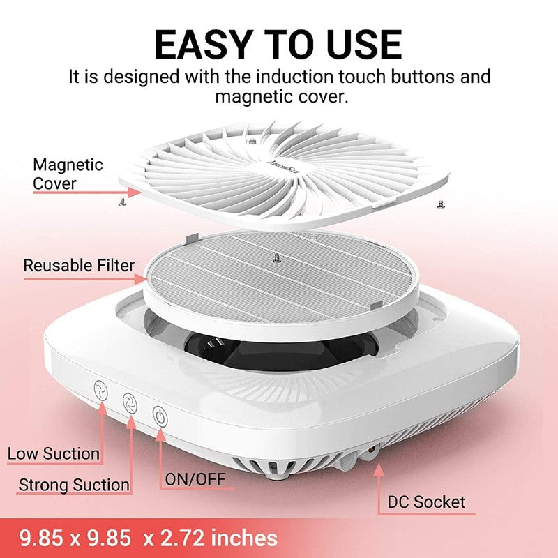 Professional Classic Nail Dust Collector with Powerful Suction, Spro 4000RPM Nai3
