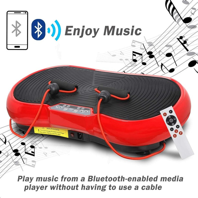 Pro Vibration Plate Machine 99 Levels Full Body Workout Bands Bluetooth Remote8