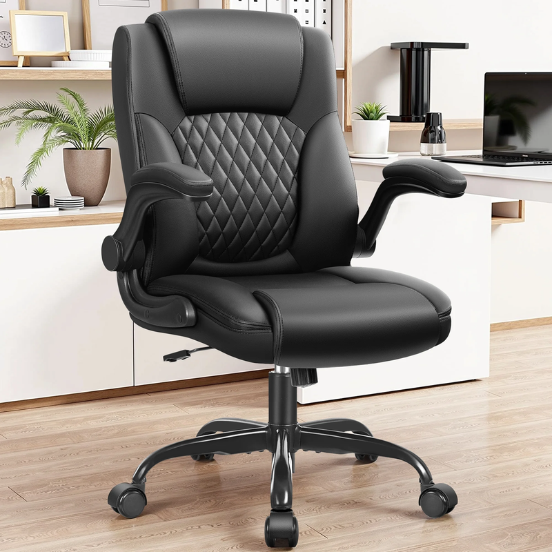 400LB Big Tall Leather Office Chair Ergonomic Executive Chair Black7