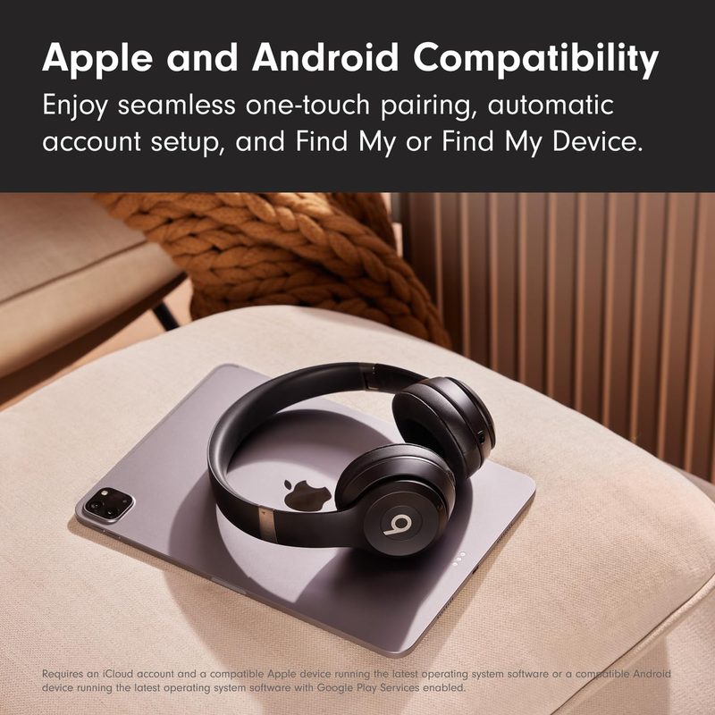 Solo 4 Wireless Bluetooth On Ear Headphones 50Hr Battery Apple Android7