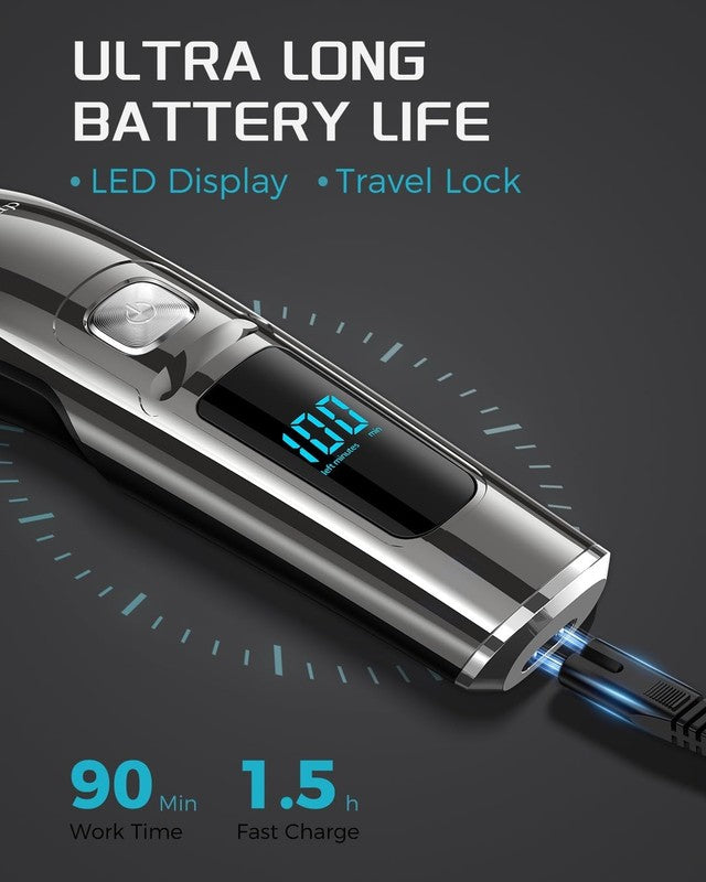 Ultimate Beard Trimmer Set - Waterproof Electric Razor & Grooming Kit for Men3