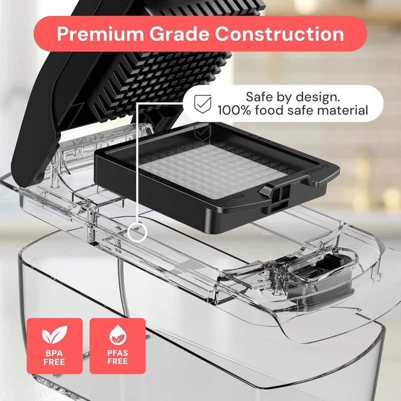 the Original Pro Chopper   Vegetable Chopper and Spiralizer, Food Chopper with C4