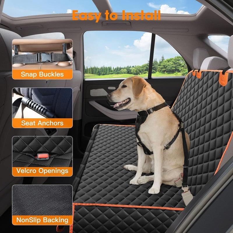 MIXJOY Dog Seat Cover Back Seat, Waterproof Nonslip Cover for Cars, Trucks, SUV4