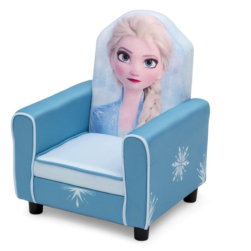 Figural Upholstered Kids Chair, Wood Frozen II Elsa4