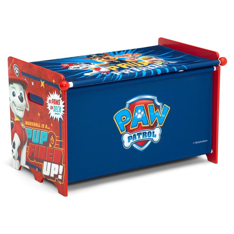 PAW 3-Piece Toddler Playroom Set – Includes Table, Chair and Toy Box, Blue4