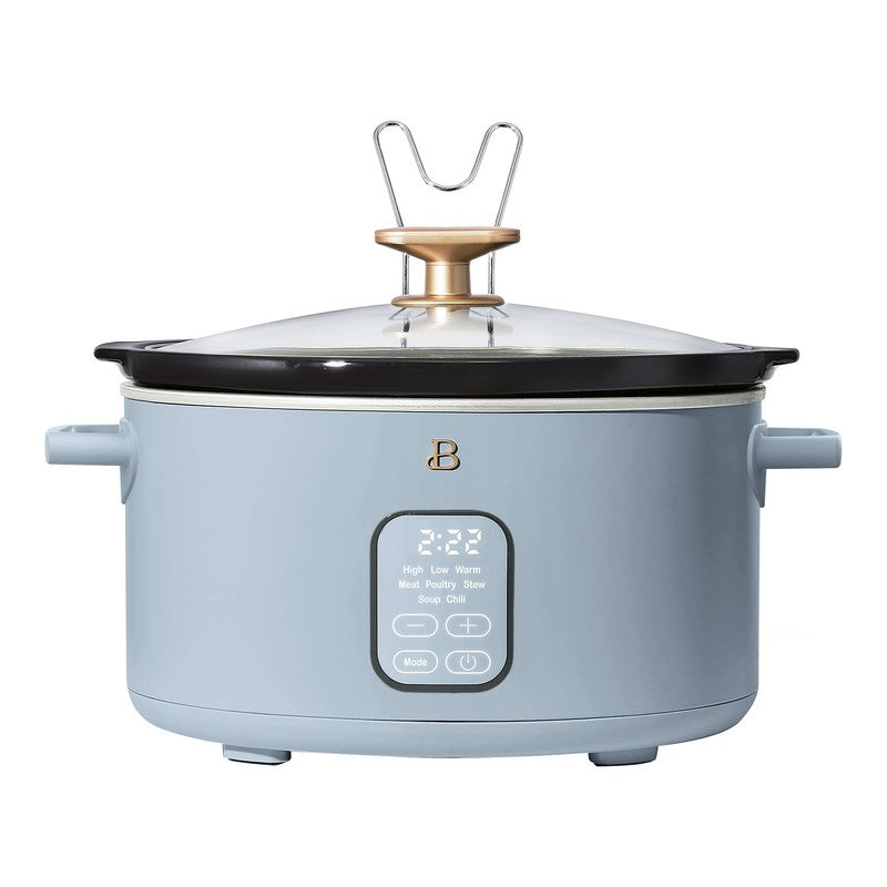 6 Qt Programmable Slow Cooker, Cornflower Blue by Drew Barrymore9