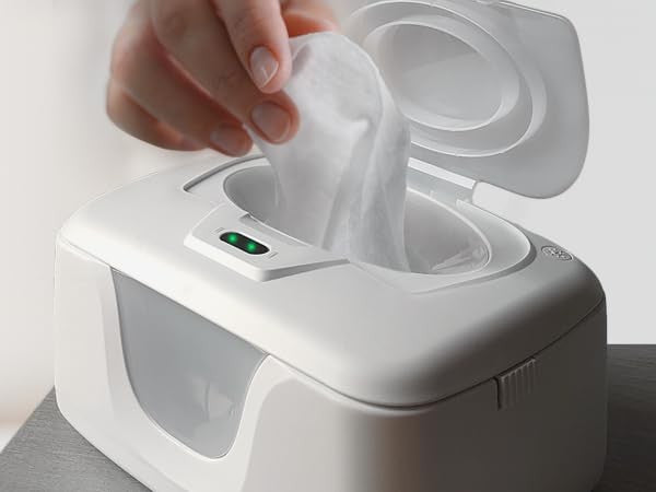 Baby Wipe Warmer Dispenser w/ Dual Heat Night Light Large Capacity7