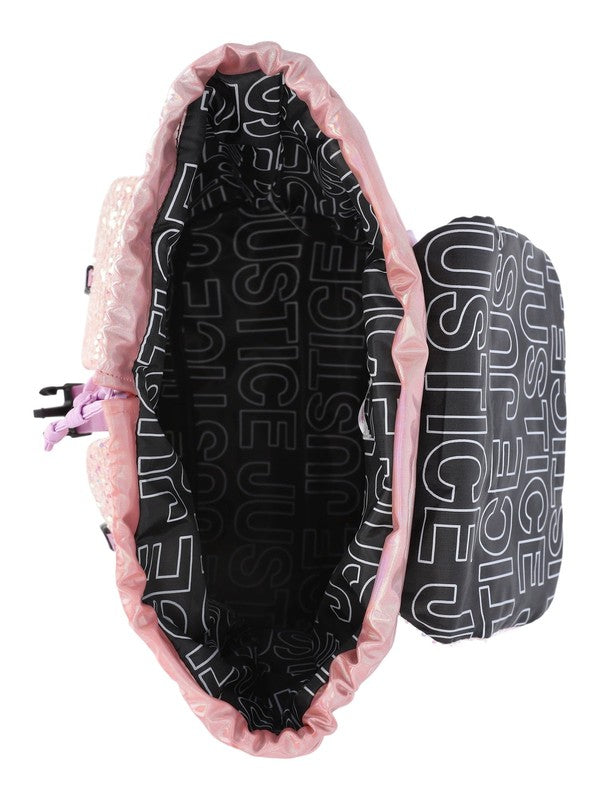 Girls Sequin Rucksack Backpack Sparkly School Bag3