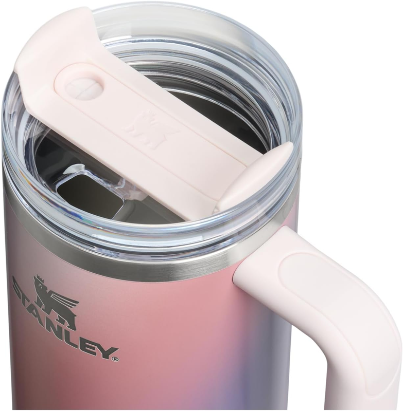 Stanley Quencher H2.0 30oz Tumbler w/ Handle Straw Insulated Dawn Spiral1