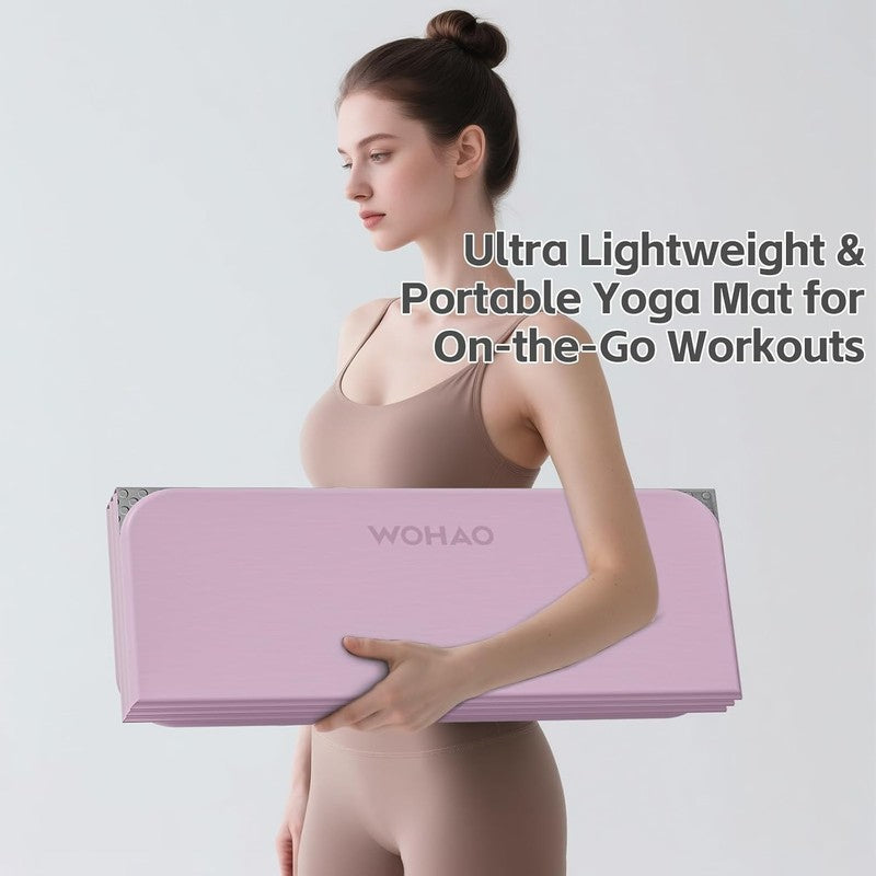 7 Fold Yoga Mat 70"X24"   1/2 Inch Thick Folding Exercise Mat, Compact Non Slip 3