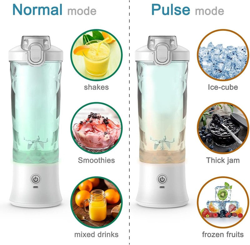 Portable Blender 20Oz Cordless Personal Blender for Shakes Smoothies, 6 Blades3