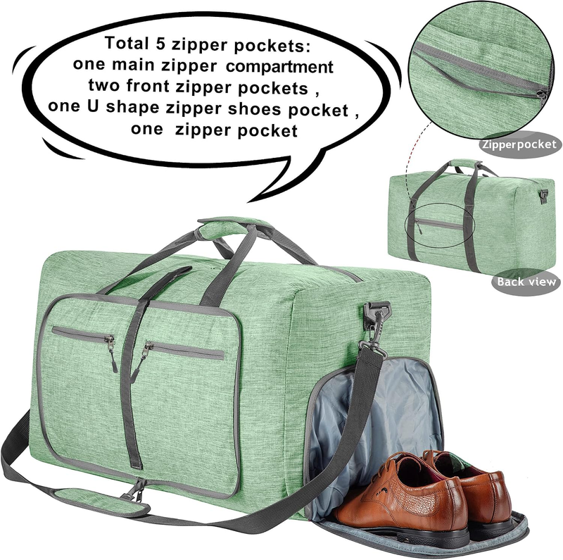 Foldable Travel Duffle Bag 65L 85L 115L Checked Luggage Overnight Bag3