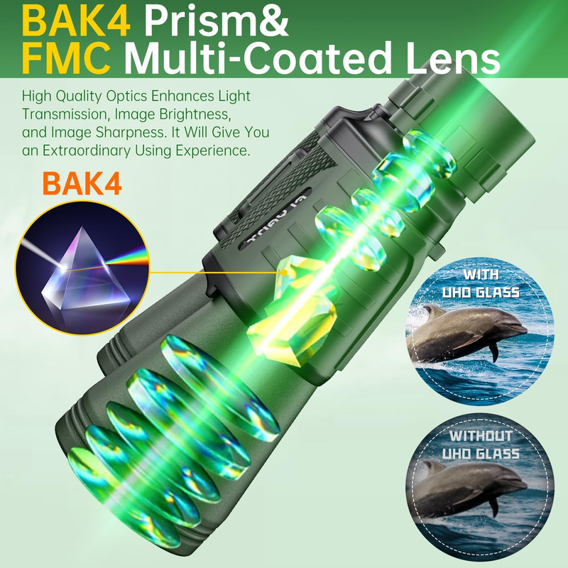 20x50 High Power Binoculars Waterproof Low Light Bird Watching Hunting2