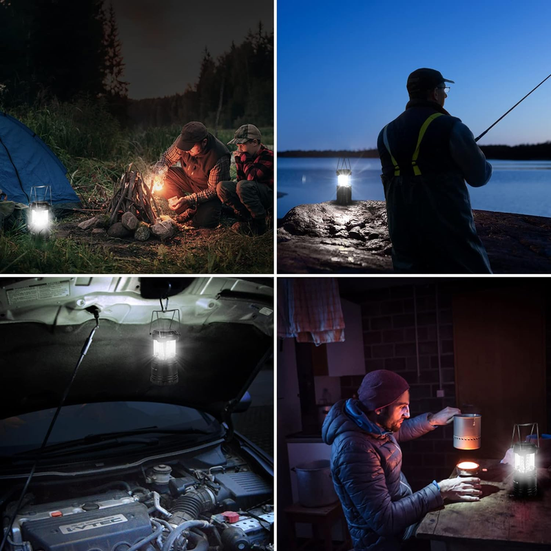 LED Camping Lanterns Battery Powered, Collapsible, IPX4 Water Resistant, Outdoor5