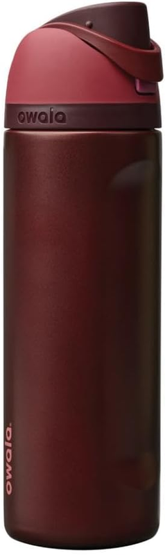 Owala FreeSip 24oz Insulated Stainless Steel Bottle Black Cherry10