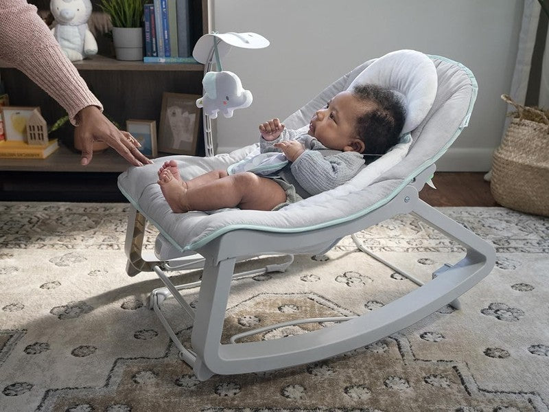 Keep Cozy 3 In 1 Grow with Me Vibrating Baby Bouncer, Seat & Infant to Toddler R0