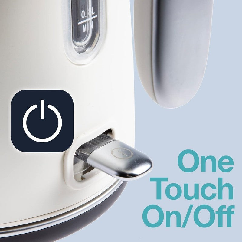 Electric Kettle 1.7L 1500W Stainless Steel Auto Shut Off Boil Dry Cream4