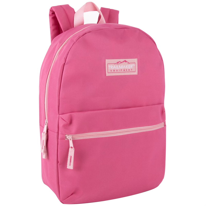 17 Inch Classic Backpack Pink School Travel Work Gym Bookbag8