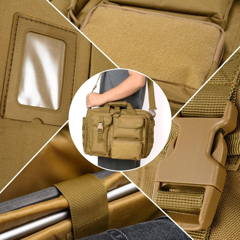 Tactical Messenger Bag 14 15.6 17.3 Inch Laptop Briefcase Military Work Bag Men1