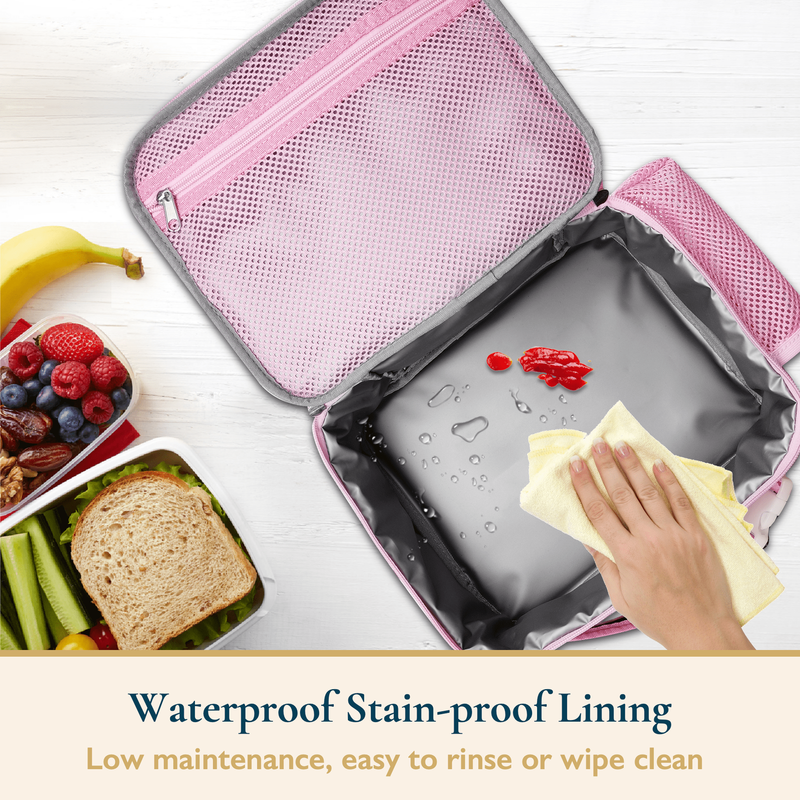 Lunch Bag for Kids – Insulated Lunch Box for Girls and Boys, Cute Reusable Coole4