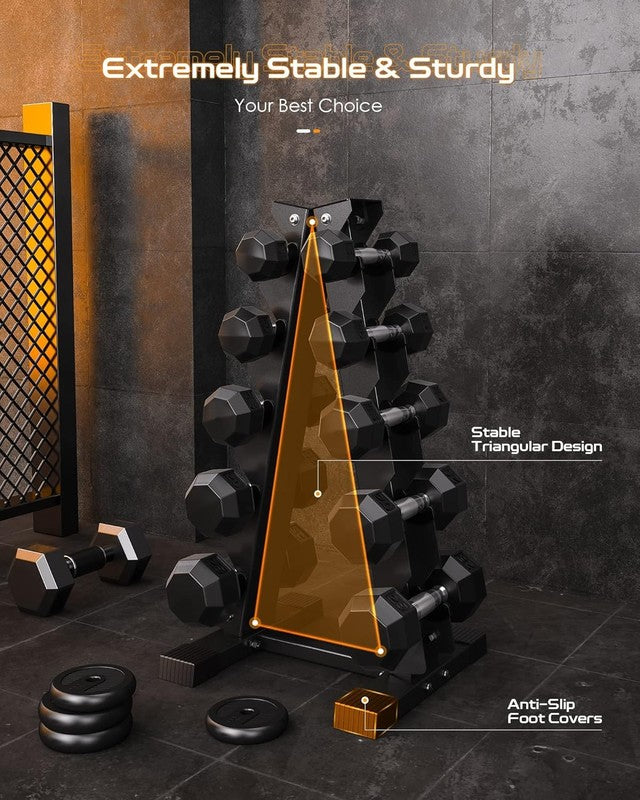Dumbbell Rack Stand Only A Frame Home Gym Compact 480/800Lb Space Saver1