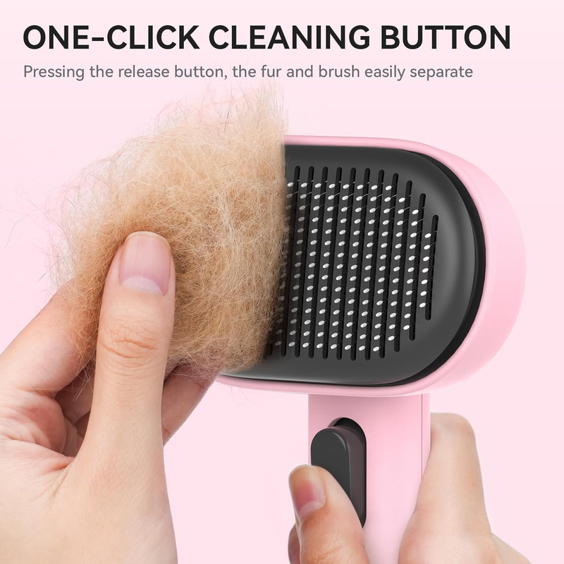 Cat Brush Shedding Long Short Hair Dog Brush Removes Loose Fur Massage Pet Brush3