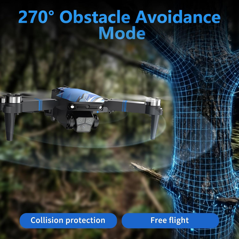 FPV Drone w/ Camera LCD Screen Brushless Motor Foldable RC Quadcopter3