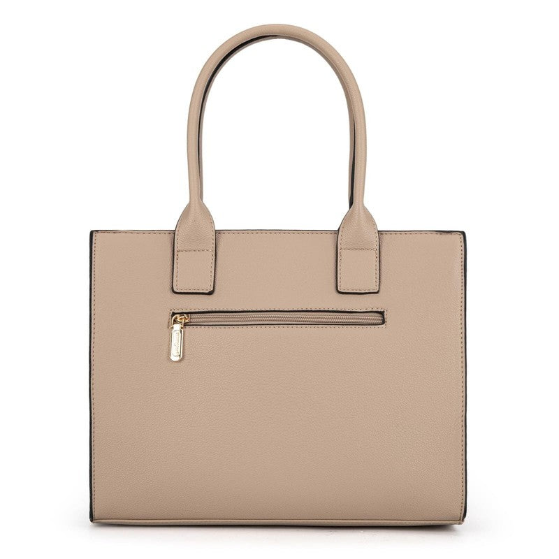 Wrangler 3Pcs Handbags Set Tote Bag & Medium Crossbody Purse & Wallet, Tan3