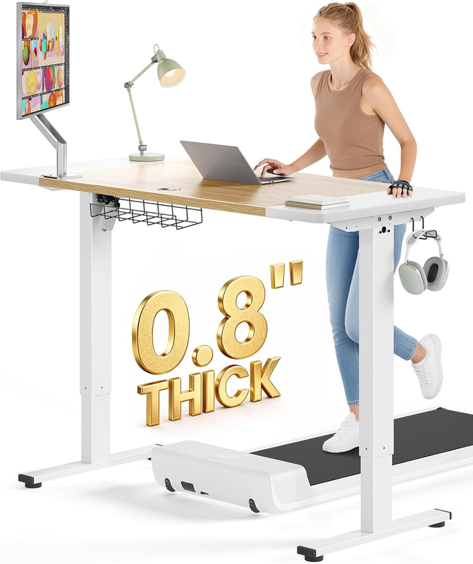 Electric Standing Desk 55x24 Sit Stand Adjustable Desk w/ Memory Presets9
