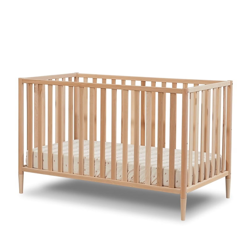 Mia Natural Wood Crib10