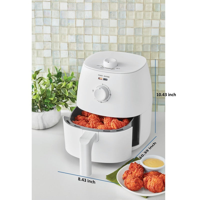 2.2 Qt Air Fryer, Arctic White - Automatic Shutoff8