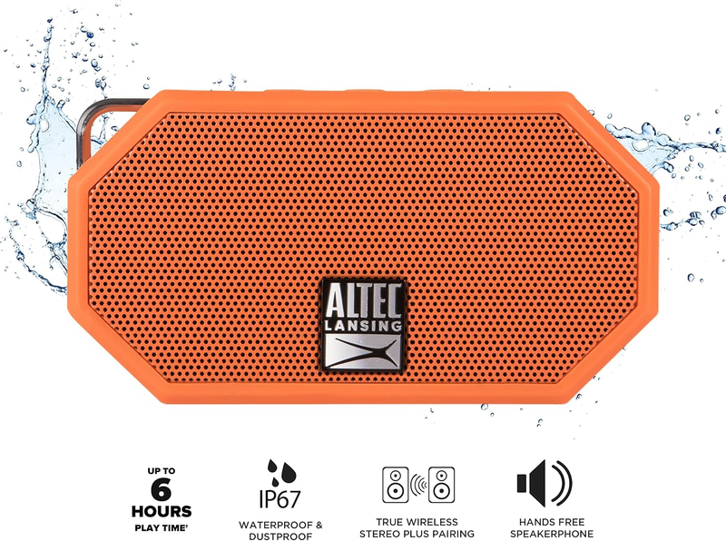 Mini H2O - Waterproof Bluetooth Speaker, IP67 Certified & Floats in Water, Compa1