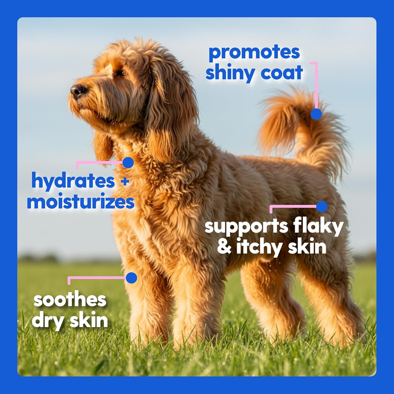 Liquid Collagen for Dogs and Cats Skin Coat Supplement Itch Relief Made in USA7