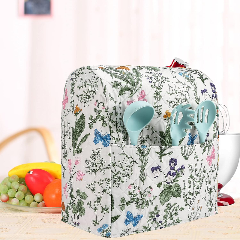 Floral Stand Mixer Cover Fits KitchenAid 5 8 Qt Spring Kitchen Decor6