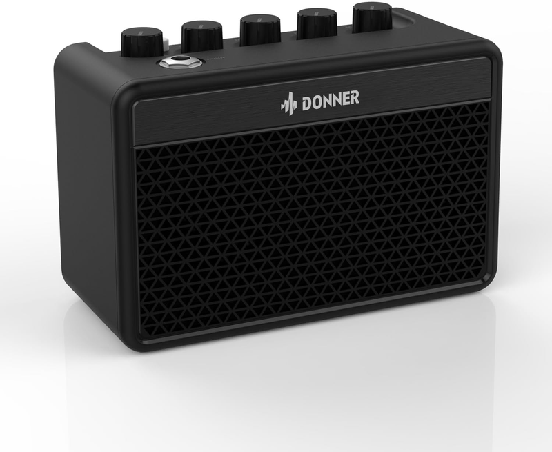 Mini Guitar Amp Small Electric Amplifier 5W Portable, Practice Guitar Combo Amp 9